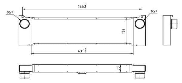 Intercooler, compresor MTR 13054440