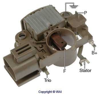 Regulator, alternator WAI Transpo IM279