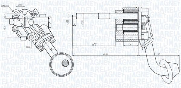 Pompa ulei MAGNETI MARELLI 351516000057