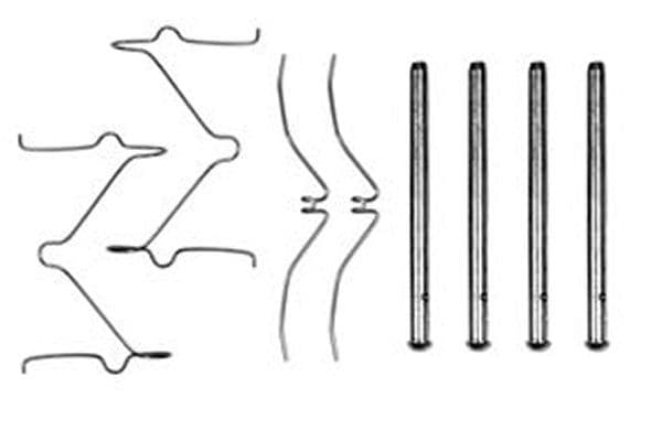 Set accesorii, placute frana TRW PFK286
