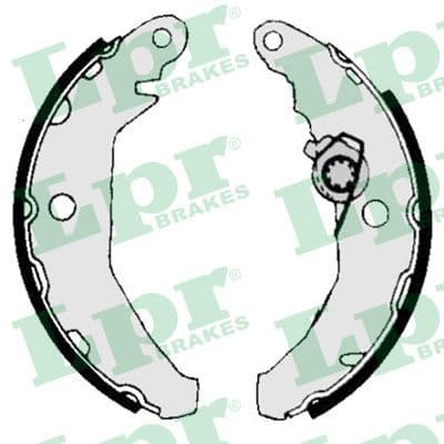Set saboti frana LPR 04340