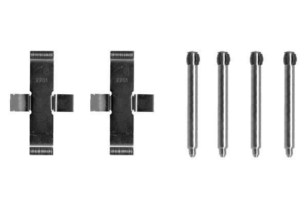 Set accesorii, placute frana BOSCH 1 987 474 101