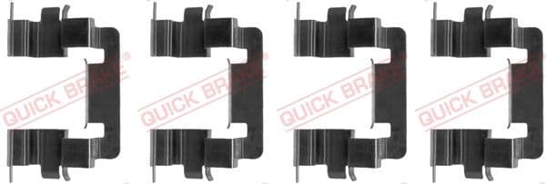 Set accesorii, placute frana QUICK BRAKE 109-1278