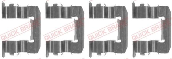 Set accesorii, placute frana QUICK BRAKE 109-1184