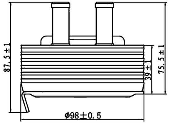 Radiator ulei, ulei motor MAHLE BEHR CLC 197 000S