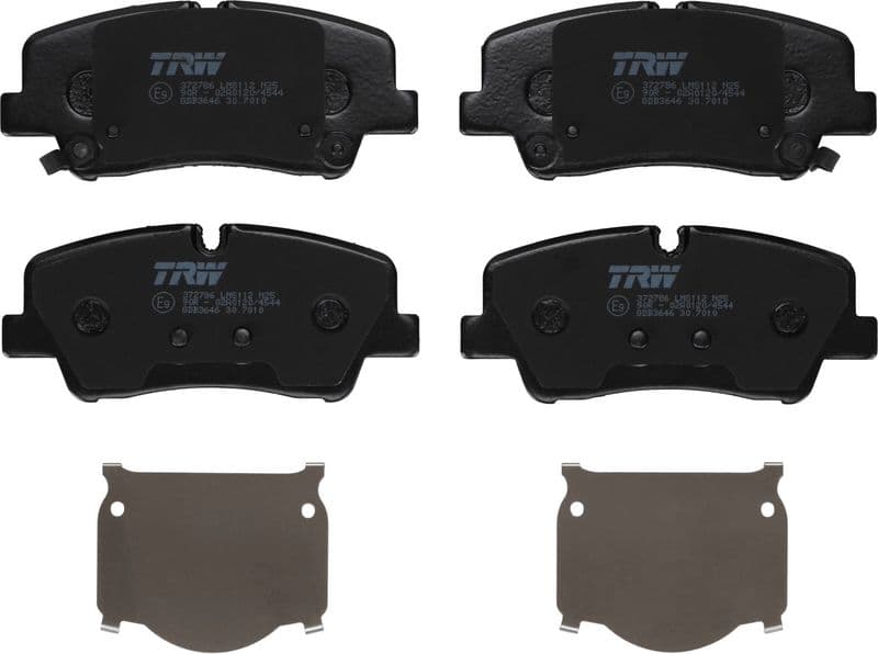 set placute frana,frana disc TRW GDB3646
