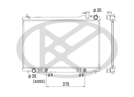 Radiator, racire motor KOYORAD PL021676