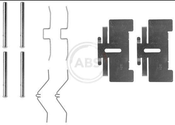 Set accesorii, placute frana ABS 0974Q