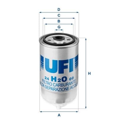 filtru combustibil UFI 24.H2O.00
