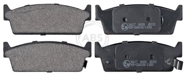set placute frana,frana disc ABS 36617