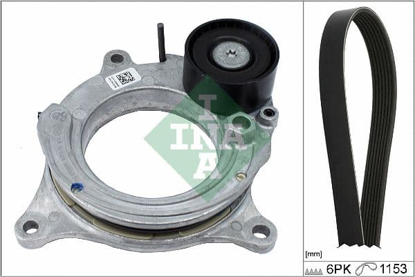 Set curea transmisie cu caneluri Schaeffler INA 529 0566 10