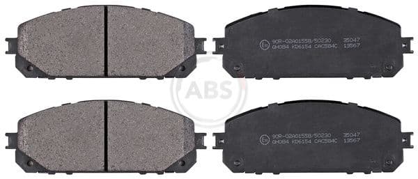 set placute frana,frana disc ABS 35047