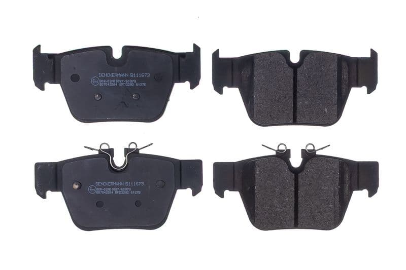set placute frana,frana disc DENCKERMANN B111673