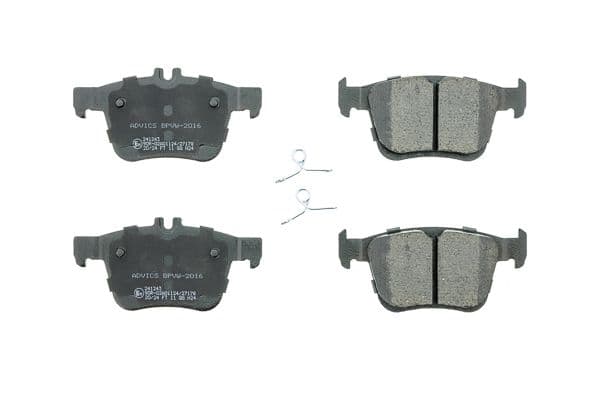 set placute frana,frana disc AISIN Premium ADVICS by BPVW-2016