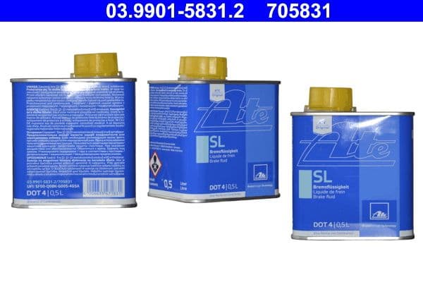 Lichid de frana SL DOT 4 ATE 500ml