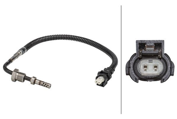Senzor, temperatura gaze evacuare HELLA 6PT 358 181-231