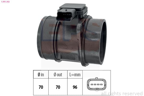 senzor debit aer EPS Made in Italy - OE Equivalent 1.991.302