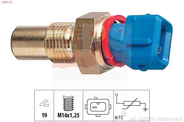 senzor,temperatura ulei EPS Made in Italy - OE Equivalent 1.830.113