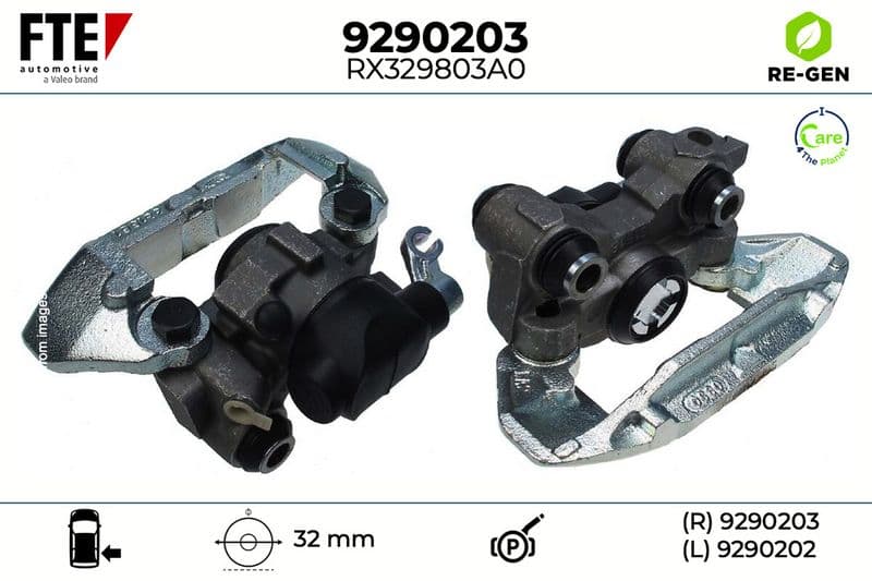 Etrier frana FTE 9290203