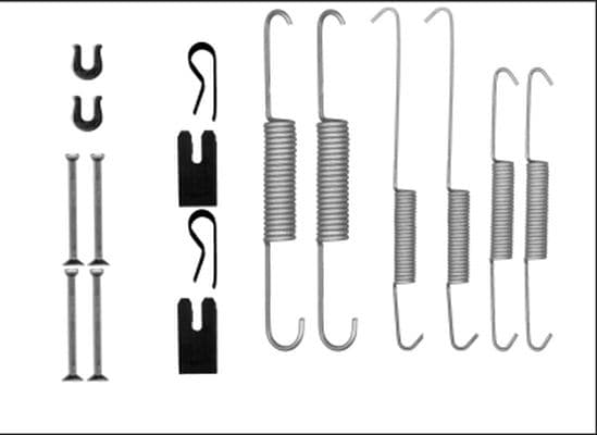 Set accesorii, sabot de frana TEXTAR 97040000