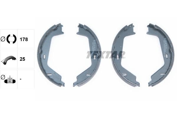 Set saboti frana, frana de mana TEXTAR 91062300