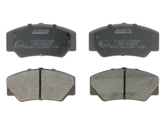 set placute frana,frana disc ABE C1G022ABE