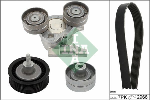 Set curea transmisie cu caneluri Schaeffler INA 529 0442 10