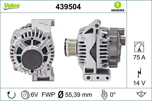 Generator / Alternator VALEO 439504