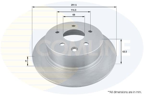 Disc frana COMLINE ADC0275