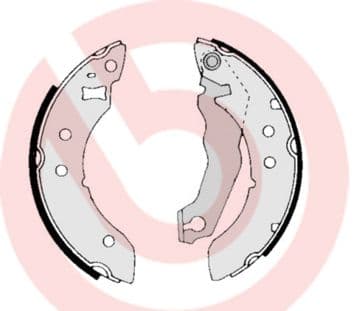 Set saboti frana BREMBO ESSENTIAL LINE S 24 536