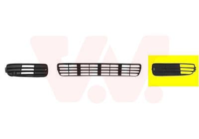 Grila ventilatie, bara protectie VAN WEZEL ** Equipart ** 0322591