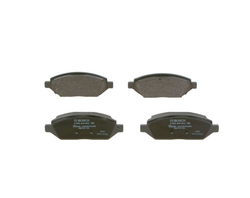 set placute frana,frana disc BOSCH 0 986 424 842