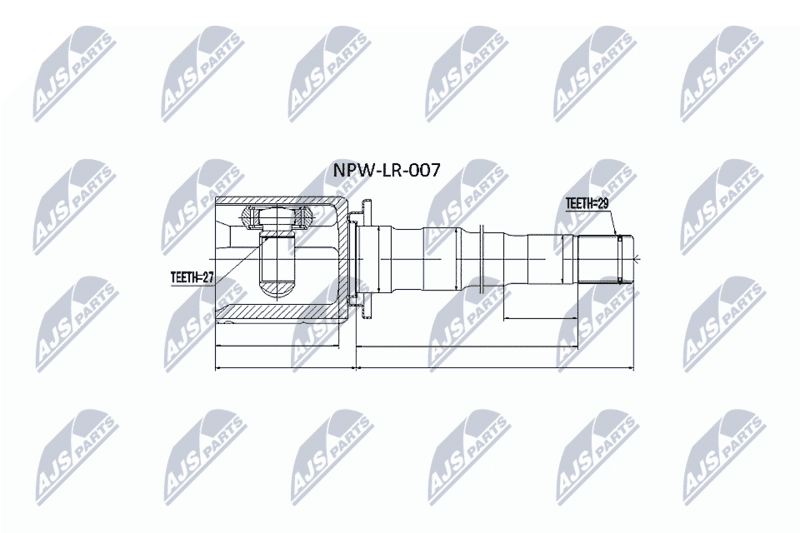 Set articulatie, planetara NTY NPW-LR-007