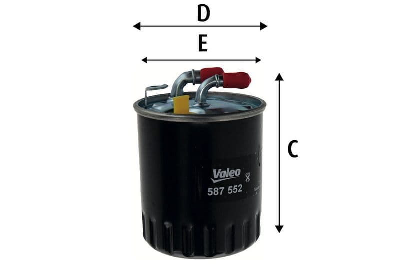 filtru combustibil VALEO 587552