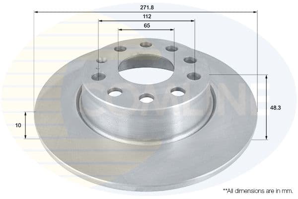 Disc frana COMLINE ADC1497