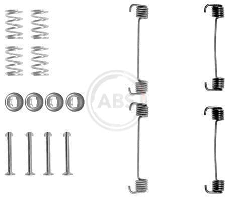 set accesorii, saboti frana parcare ABS 0619Q