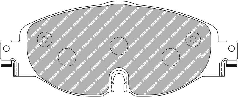 set placute frana,frana disc FERODO FCP4433Z