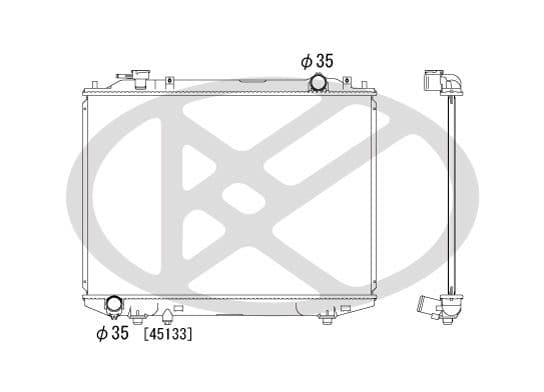 Radiator, racire motor KOYORAD PL061456