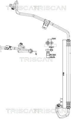 conducta presiune variabila,aer conditionat TRISCAN 9010 28016