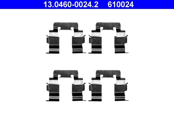 Set accesorii, placute frana ATE 13.0460-0024.2