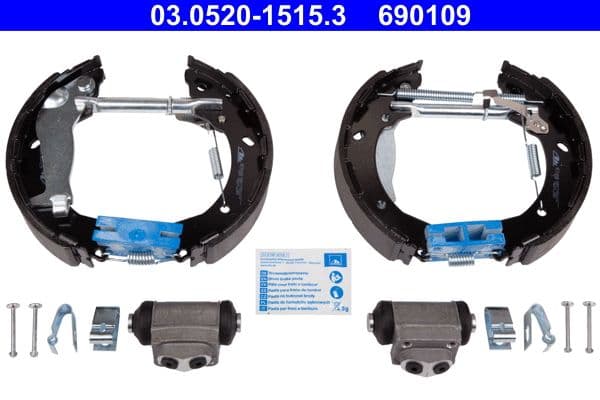 Set saboti frana ATE Original TopKit 03.0520-1515.3