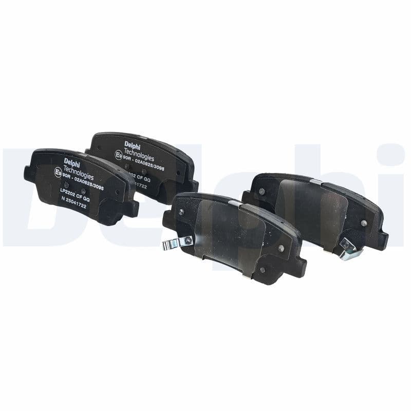 set placute frana,frana disc DELPHI LP2202