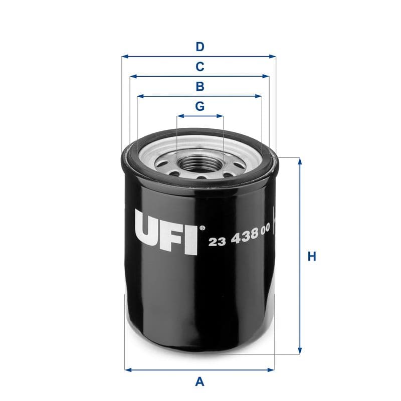 Filtru ulei UFI 23.438.00