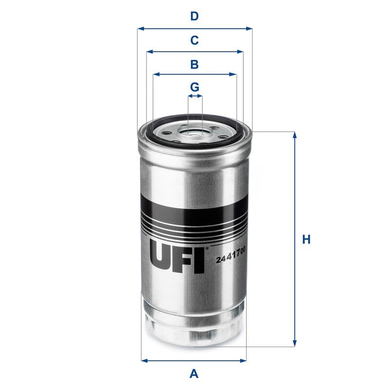 filtru combustibil UFI 24.417.00