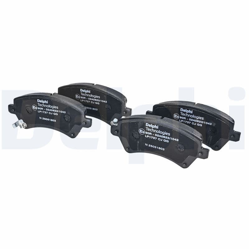 set placute frana,frana disc DELPHI LP1737