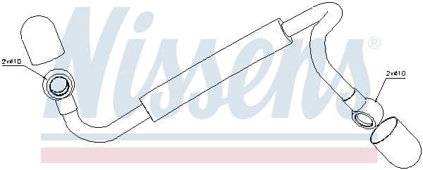 conducta ulei, incarcare NISSENS 935289