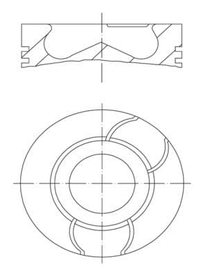 Piston MAHLE 021 PI 00123 000