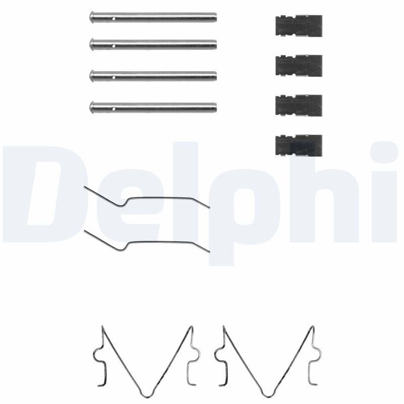 Set accesorii, placute frana DELPHI LX0164