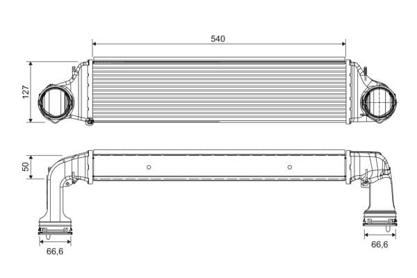 Intercooler, compresor VALEO 818715