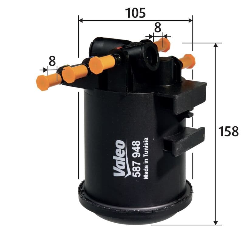 filtru combustibil VALEO 587948